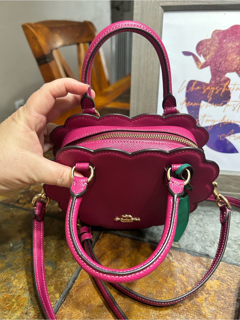 Coach Raspberry Crossbody - Picture 5 of 11